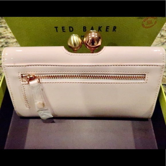 Ted Baker Crystal Bobble Leather Matinee Wallet - Picture 11 of 14